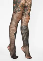 Glitter Glamour Fishnet Tights