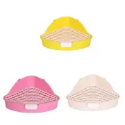 Litter Bedding Box Anti-Spill Rabbit Toilet Chipmunk Small Animals Litter Pan
