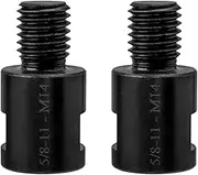 Yakamoz 2Pieces M14 Female to 5/8"-11 Male Angle Grinder Attachment Thread Adapter Converter for Hole Opener Angle Grinder, Wire Wheel Drill Adapter Tool