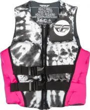 Fly Racing made with Neoprene Womens Floatation Vest (X-Small, Neon Pink/White/B