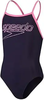 [Speedo] Girls Logo Thinstrap Muscleback