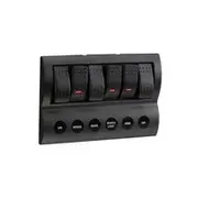 Narva 6-Way 12/24V LED Switch Panel with Fuse Protection