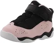 [Nike] Jordan 6 Rings Black/Pink Foam-Anthracite (TD) (4 M US Toddler)