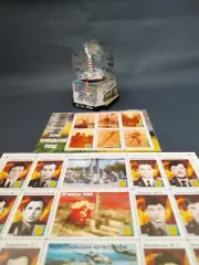 Chernobyl souvenir snow globe Pripyat stalker disaster nuclear + post stamps