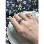 透體 瑾青石 蕾絲 活口 戒指 飾品 水晶 寶石