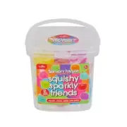 12 Pack ToyMania The Sensory Toy Box Squishy Sparkly Friends Set