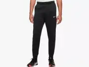 NIKE APS Jogger Pants Large Mens Black Therma-Fit ADV Tapered Training