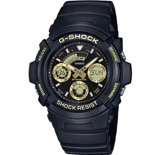 G-SHOCK玫瑰金設計休閒錶(AW-591GBX-1A4)46mm 當兵學生錶送禮