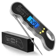 Instant Read Meat Thermometer, Fast & Accurate Digital Food Thermometer with