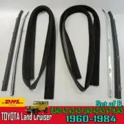 New Set of 6 Door Window Glass Run Channel Kit For Toyota FJ40 FJ47 Land Cruiser