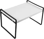 DIYEAH Small Iron Desktop Shelf Multi Functional Organizer for Office Bedroom Compact Cubicle Shelf Easy Assembly Structure for Books Files Decor Design