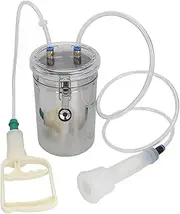 2L Goat Milking Machine Portable Household Goat Milking Machine, Hand Vacuum Pump Manual Pulse Bottle Manual Goat Milker for Sheep Goats