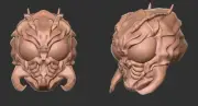 Insect Warrior custom printed head for 4" 6" 7" 12" action figures