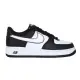 【NIKE 耐吉】AIR FORCE 1 07 男運動休閒鞋-皮革 復古 經典 白黑(DV0788-001)