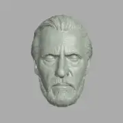 Count Dooku Sith Christopher Lee Clone Wars custom head use with action figures