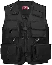 [Generic] Fishing Photography Vest Summer Multi Pockets Mesh Jackets Quick Dry Waistcoat