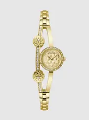 GUESS Women's Gold Chloe Bracelet Watch One Size