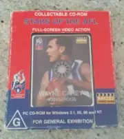 AFL-STARS OF THE AFL-WAYNE CAREY KANGAROOS -MCD VIDEO CARD 1998- ALMOST LIKE NEW