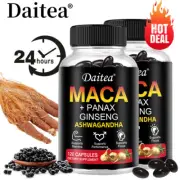 Maca Capsules - Increase energy levels, enhance libido, balance hormone levels