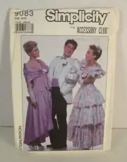 Simplicity Accessories 9083 Bag, Scarf, Gloves, Cummerbund, Bows Pattern Uncut