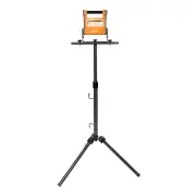 Helios Portable LED Rechargeable 1800 Lumen Work Light with 4ft Stand+flashlight