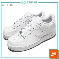 在飛比找Yahoo!奇摩拍賣優惠-DOT 聚點 NIKE AIR FORCE 1 GS 全白 