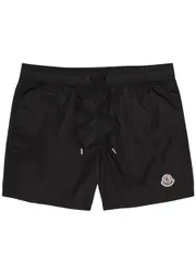 Moncler Logo Shell Swim Shorts - Black XXL
