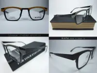 在飛比找Yahoo!奇摩拍賣優惠-【信義計劃眼鏡】NAPA 日本製 厚板鈦金屬 復古眉框 威靈