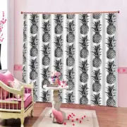 Pineapple Is Arranged 3D Curtain Blockout Photo Printing Curtains Drape Fabric