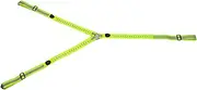 Horse Plate Collar USB Rechargeable Reflective Elastic Night Visible Horse Chest Collar Yellow Green Light