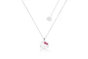 Couture Kingdom ECC Sanrio Hello Kitty Head Enamel Fashion Necklace 47cm Silver