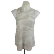 Splendid Womens Maxon Camo Sleeveless Stretch Tank Top Size Small NWT