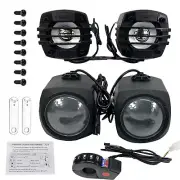 Motorcycle Stereo System Sound System Handlebar Mount Speakers Hifi Sound