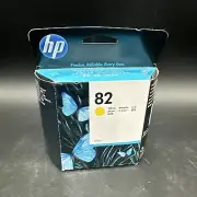 HP 82 C4913A Yellow Ink Cartridge Expired 12/2018