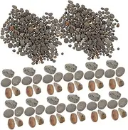 SOLUSTRE Microlandscape Layout Miniature Stones Natural Small Rocks for Scenery Basing Aquatic and Garden Decoration Pack of Decorative Pebbles for Diorama Railway Models and Outdoor