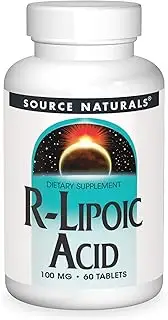 Source Naturals R-Lipoic Acid 100mg, Key to Cellular Energy Generation, 60 Tablets