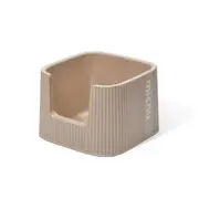 Michu High Sided Cat Litter Tray, Beige