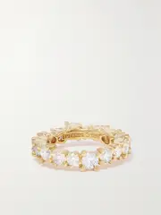 [Suzanne Kalan] Suzanne Kalan - Eternity 18-karat Gold Diamond Ring - 6 6 Gold