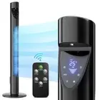 mollie Oscillating Quiet Tower Fan with Remote Control 3 Speeds 12H Timer Portab
