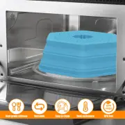 Microwave Food Cover Vented Silicone Dish Plate Lid Collapsible Microwave 〼〼