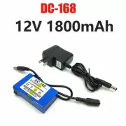 DC-168 12V 1800mAh Portable Li-ion Rechargeable Super Polymer Power Battery Pack