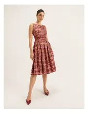 [REVIEW] Alpine Floral Dress in Red