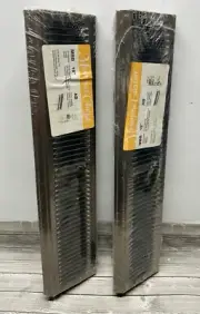 2-Bronze 18 Inch Baseboard Register Duct Opening Vent Covers-Fast Ship