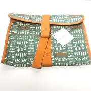 Crabtree & Evelyn Travel Make Up Toiletry Organizer Case Multicolored Folding