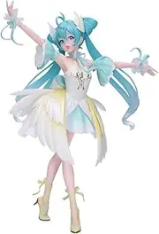 [ONLY FROM JAPAN] Hatsune Diva Miku Collectible Statue with Stand Anime Collection (Miku (Classical Tuning Swan Lake))