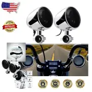 High-Performance 4" Bluetooth Waterproof Motorcycle Speaker System - Plug & Play