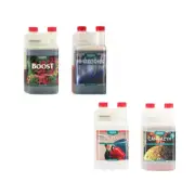 Canna Boost 1L + Cannazym 1L+ Rhizotonic 1L + PK 13-14 1L | 1L Set