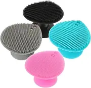 Healeved 4Pcs Silicone Bath Scrubber Soft Exfoliating Brush for and Scalp Gentle Cleansing Tool for All Skin for Men Women and Durable and Safe Silicone