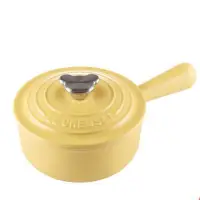 在飛比找Yahoo!奇摩拍賣優惠-Le Creuset 含羞草黃 單柄 醬汁鍋 鑄鐵鍋 16c