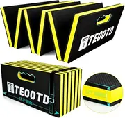 TEOOTD 1.2" Extra Thick Foldable Kneeling Pad with Handle & Storage Belt, 5 Fold Multi-Use Comfortable EVA Foam Cushion Mat for Workshop Repairing,Gardening,Yardwork,Camping,Fitness,47.3x17.3x1.2